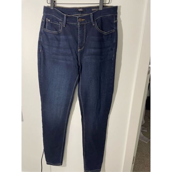 Curvy Appeal Sz 10 Essential Skinny Dark Wash Jeans - Picture 1 of 6